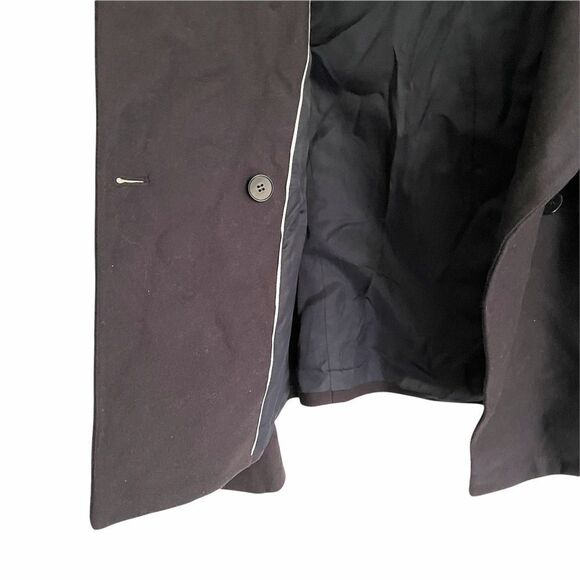 CLUB MONACO Cropped Wool Cashmere Fall Winter Jacket Blazer Black XS - Picture 7 of 12